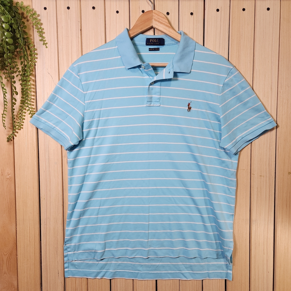 Polo by Ralph Lauren Men's Polo Shirt Size L, Multicolored Pony